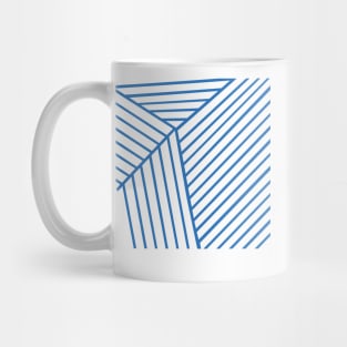 Geo Close Up French Blue 2B Mug